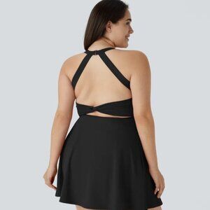 NWT Halara Cut Out Pocket 2-in-1 Exercise Women's Plus Size 3X Dress-Easy Peezy